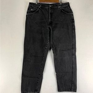 Wrangler Black Relaxed Fit Boot Cut Jeans